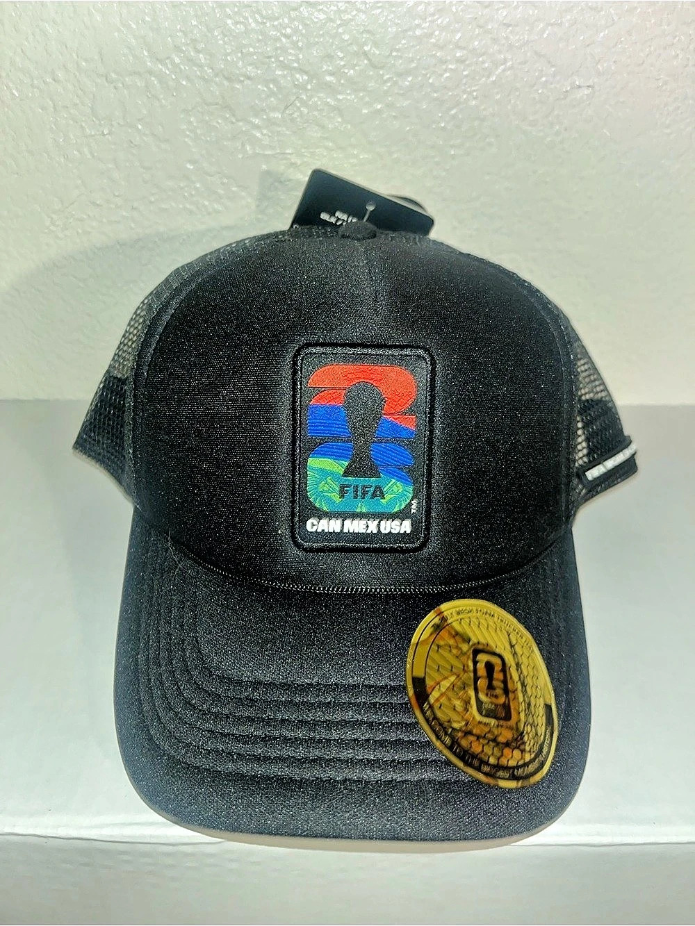 New Era FIFA World Cup 2026 Mexico Trucker Cap Black Trucker Hat NWT